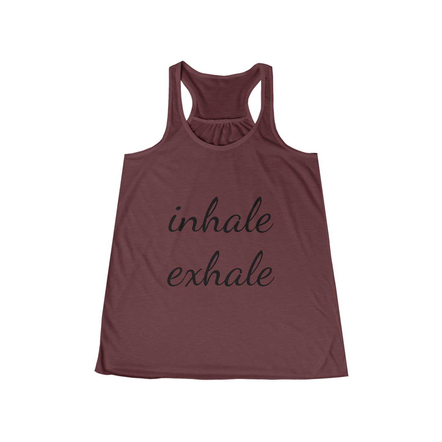 Inhale/Exhale  Flowy Racerback Tank