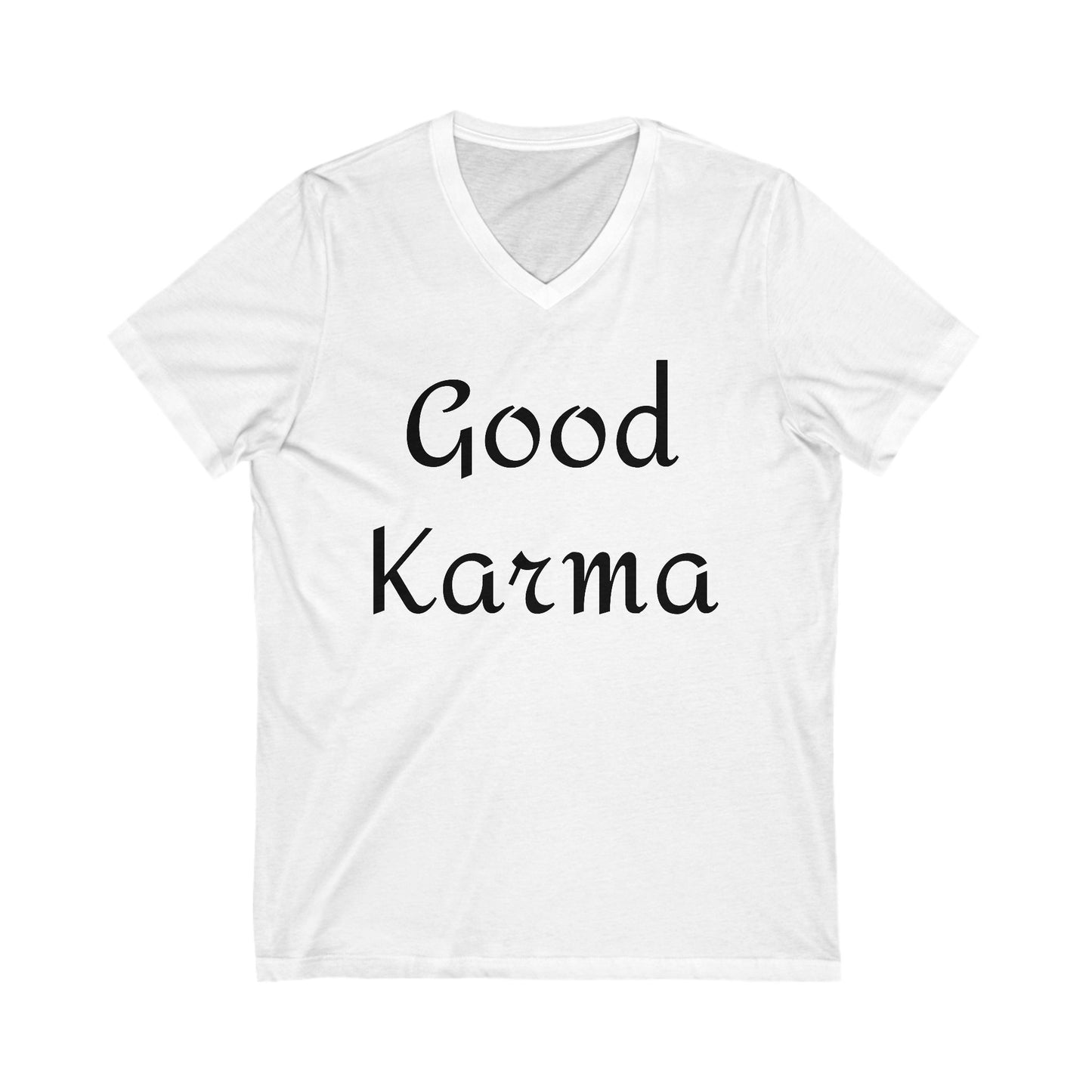 Good Karma Short Sleeve V-Neck Tee