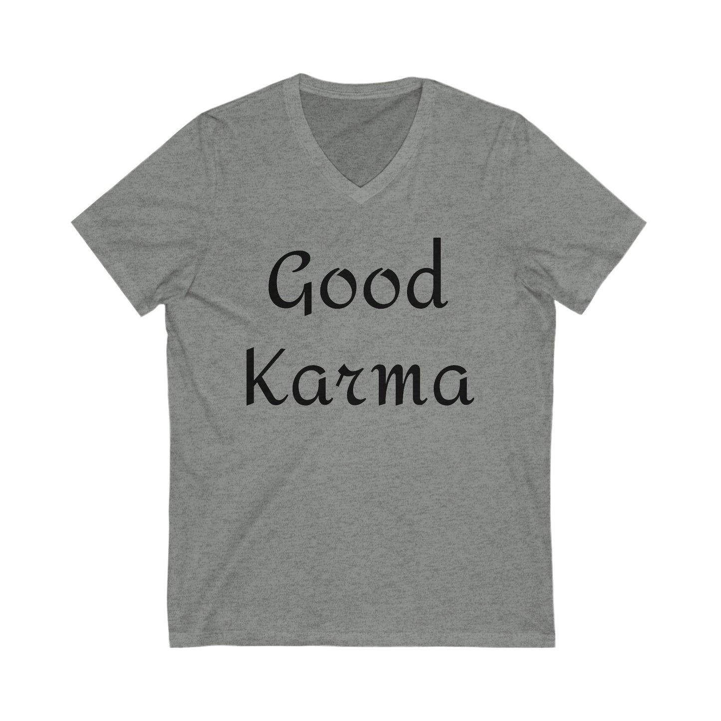 Good Karma Short Sleeve V-Neck Tee