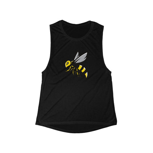Killer Bee Flowy Scoop Muscle Tank