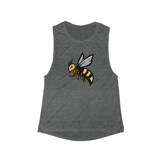 Killer Bee Flowy Scoop Muscle Tank