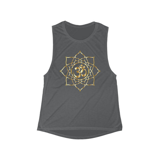 Om Flowy Scoop Muscle Tank