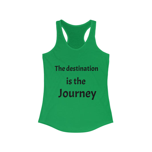 The Journey is the Destination Racerback Tank