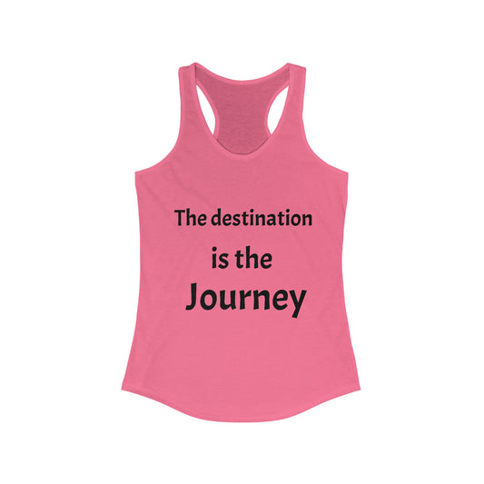 The Journey is the Destination Racerback Tank