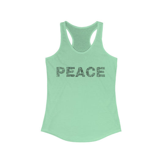 Peace  Racerback Tank