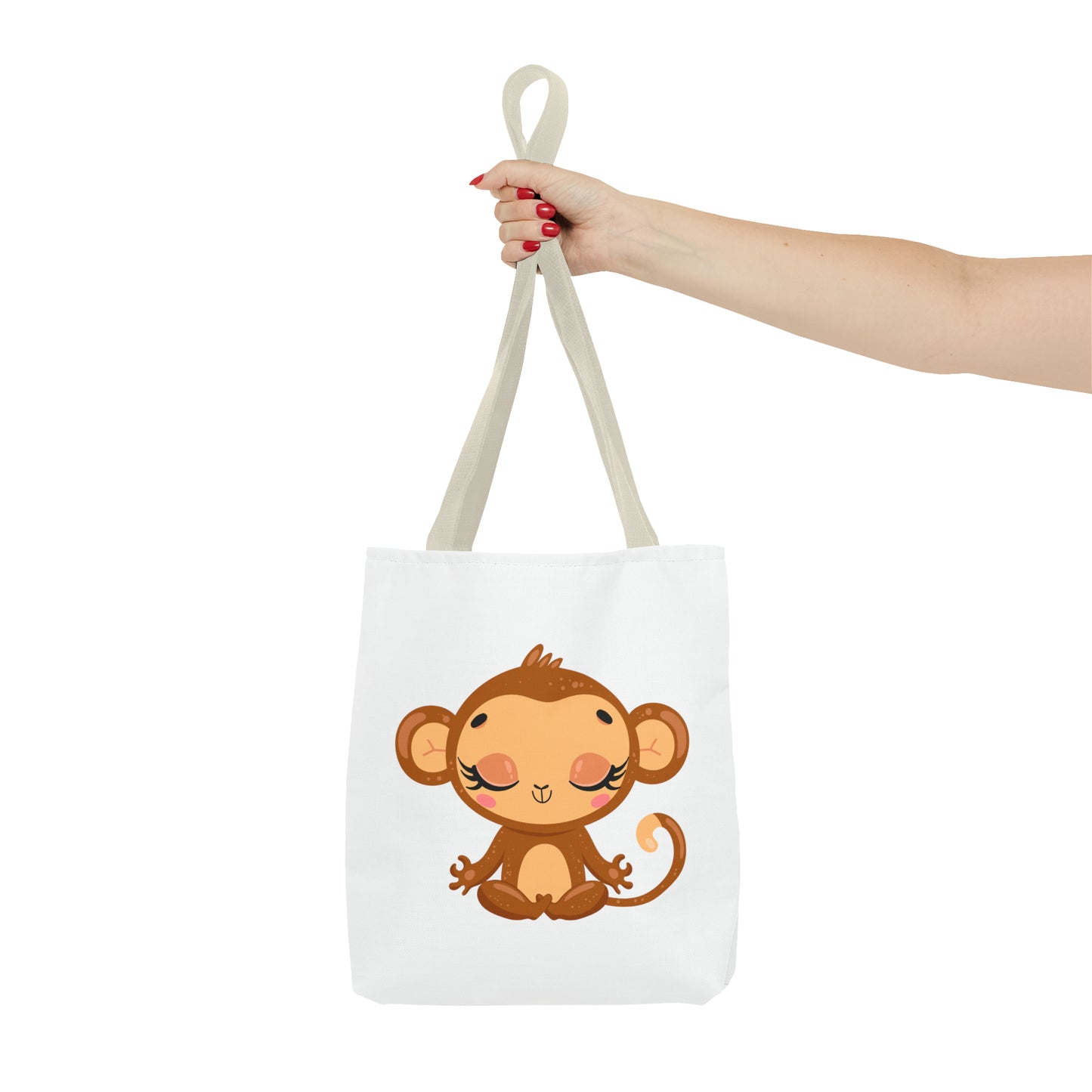 Baby Monkey Yoga Tote Bag