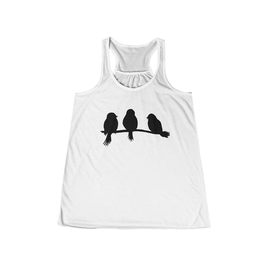 3 Little Birds Flowy Racerback Tank