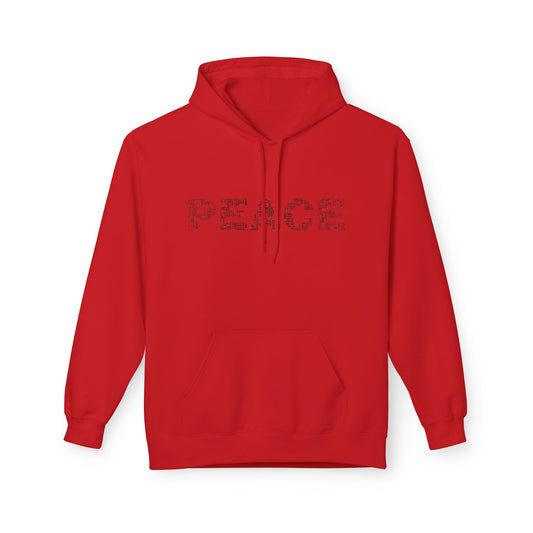 Peace/Om Unisex Midweight Softstyle Fleece Hoodie