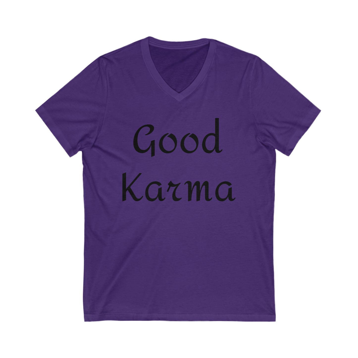 Good Karma  Short Sleeve V-Neck Tee