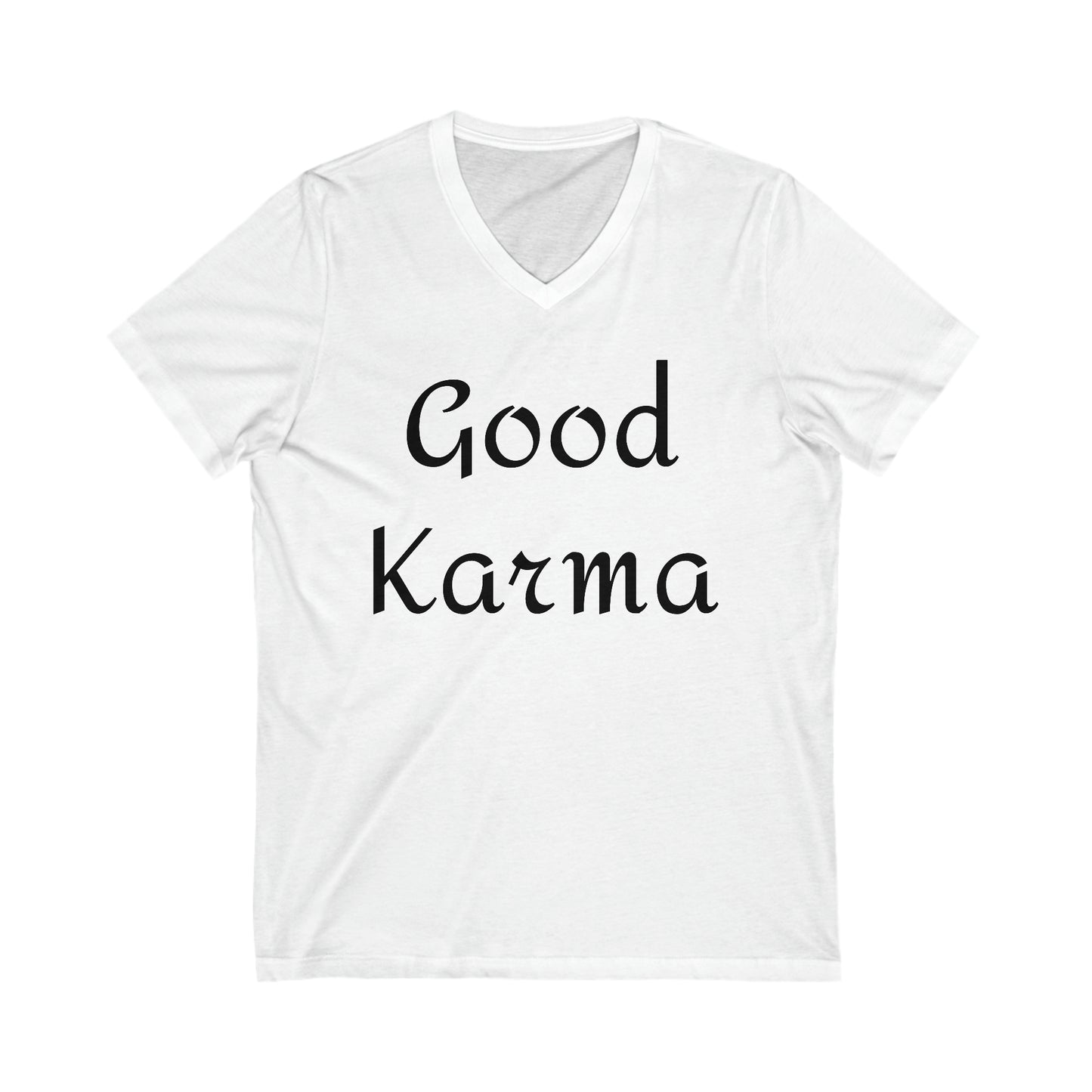 Good Karma  Short Sleeve V-Neck Tee