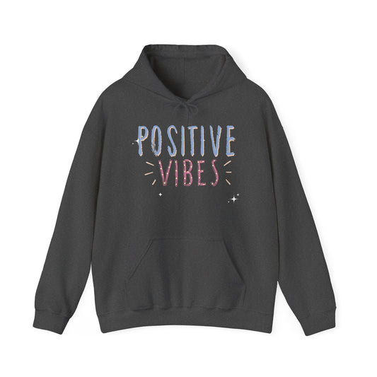 Positive Vibes Unisex Hooded Sweatshirt