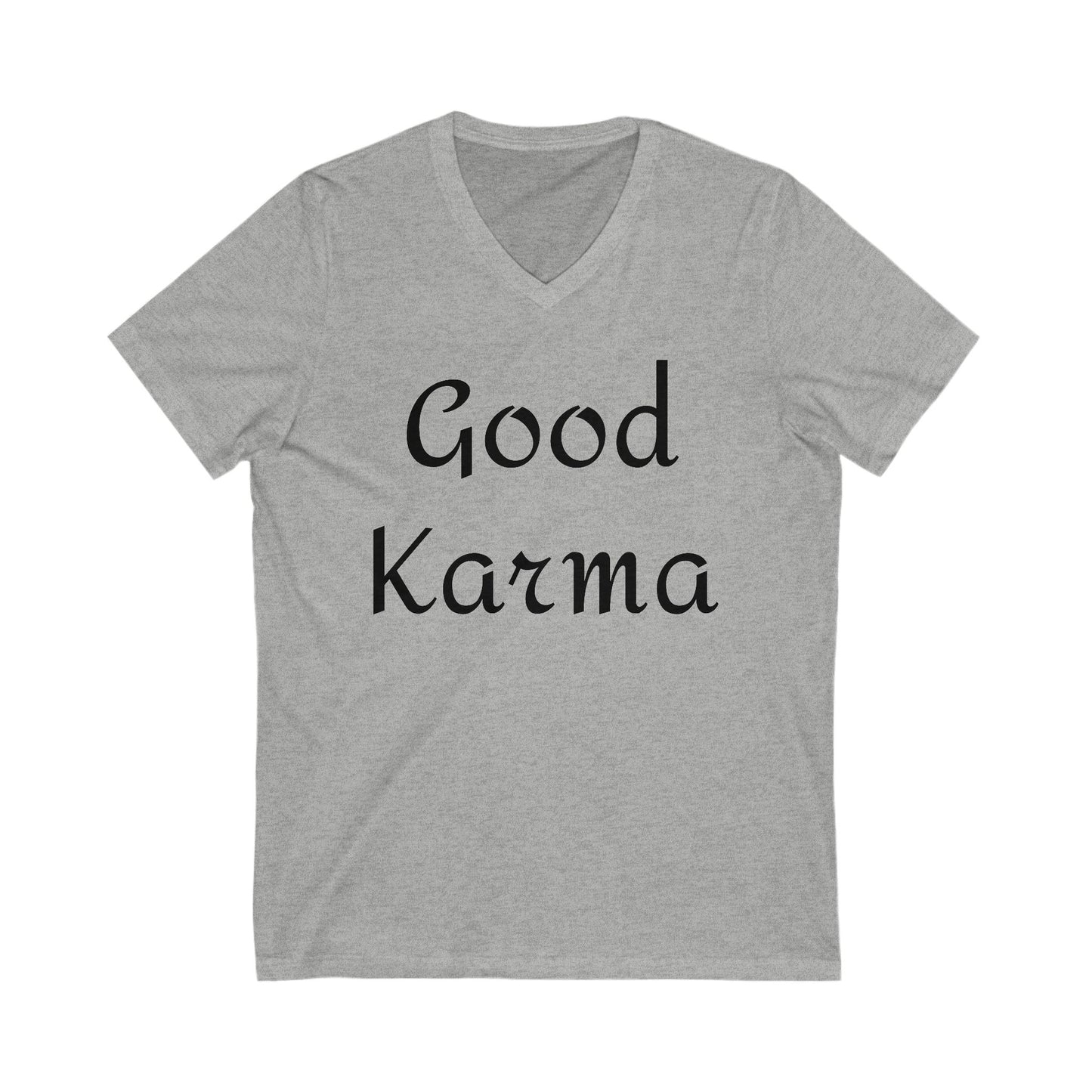 Good Karma Short Sleeve V-Neck Tee