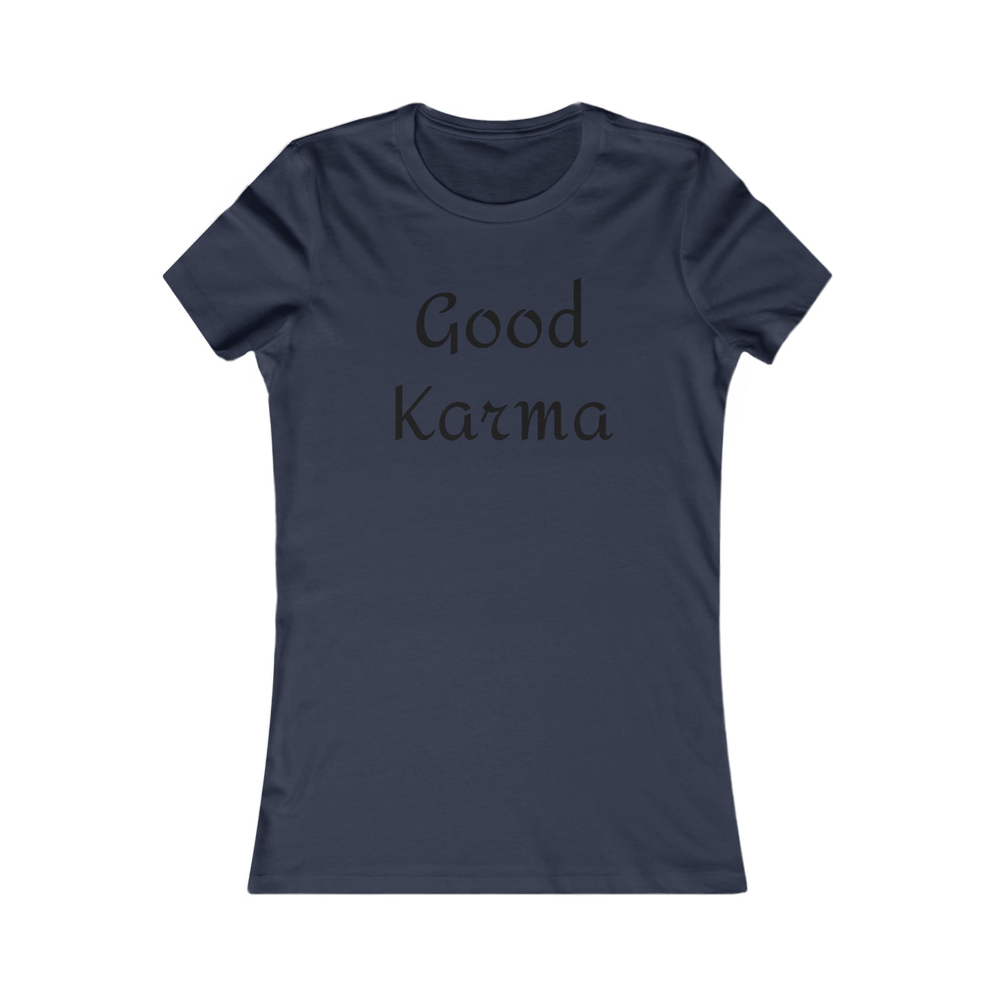 Good Karma Women's Fitted Tee