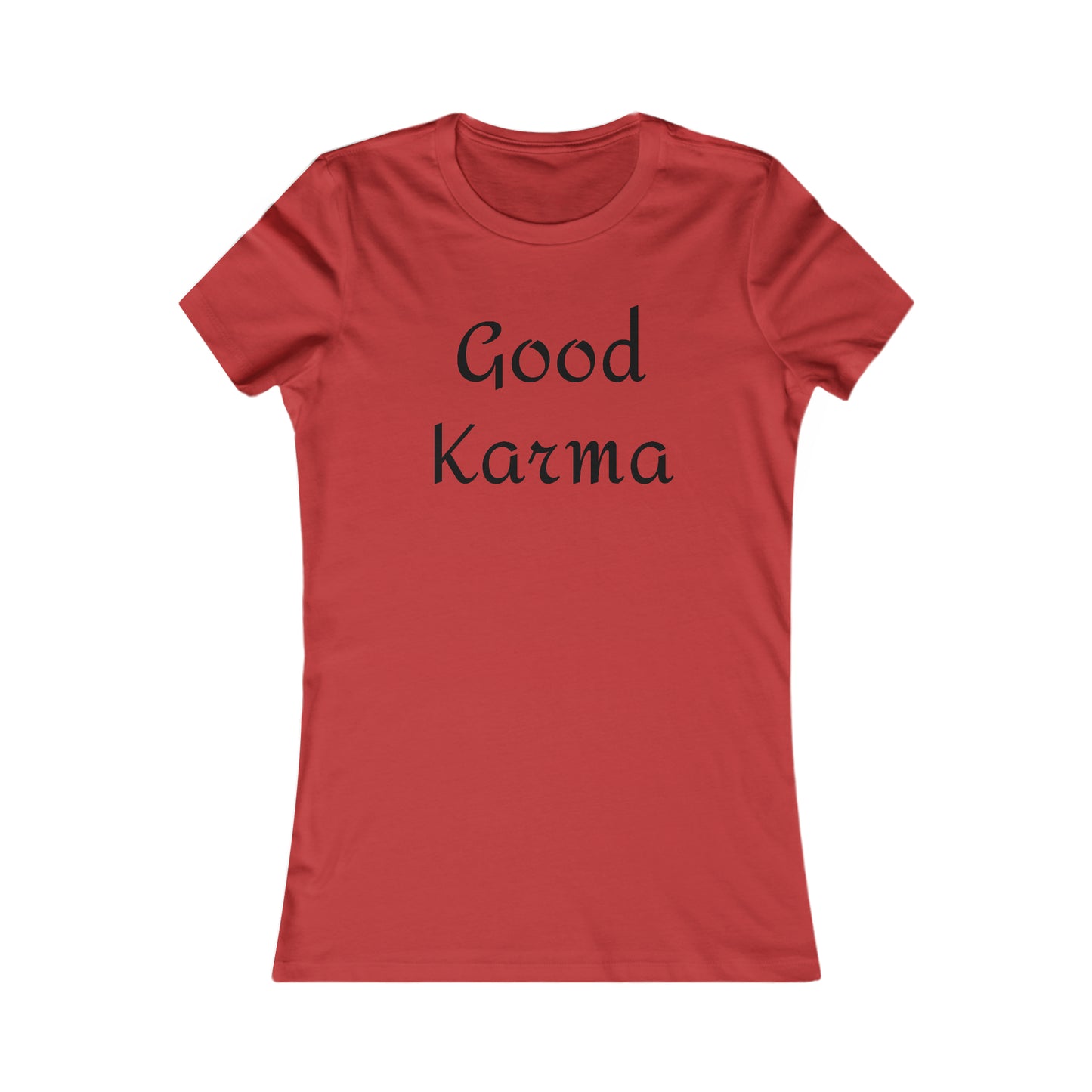 Good Karma Women's Fitted Tee