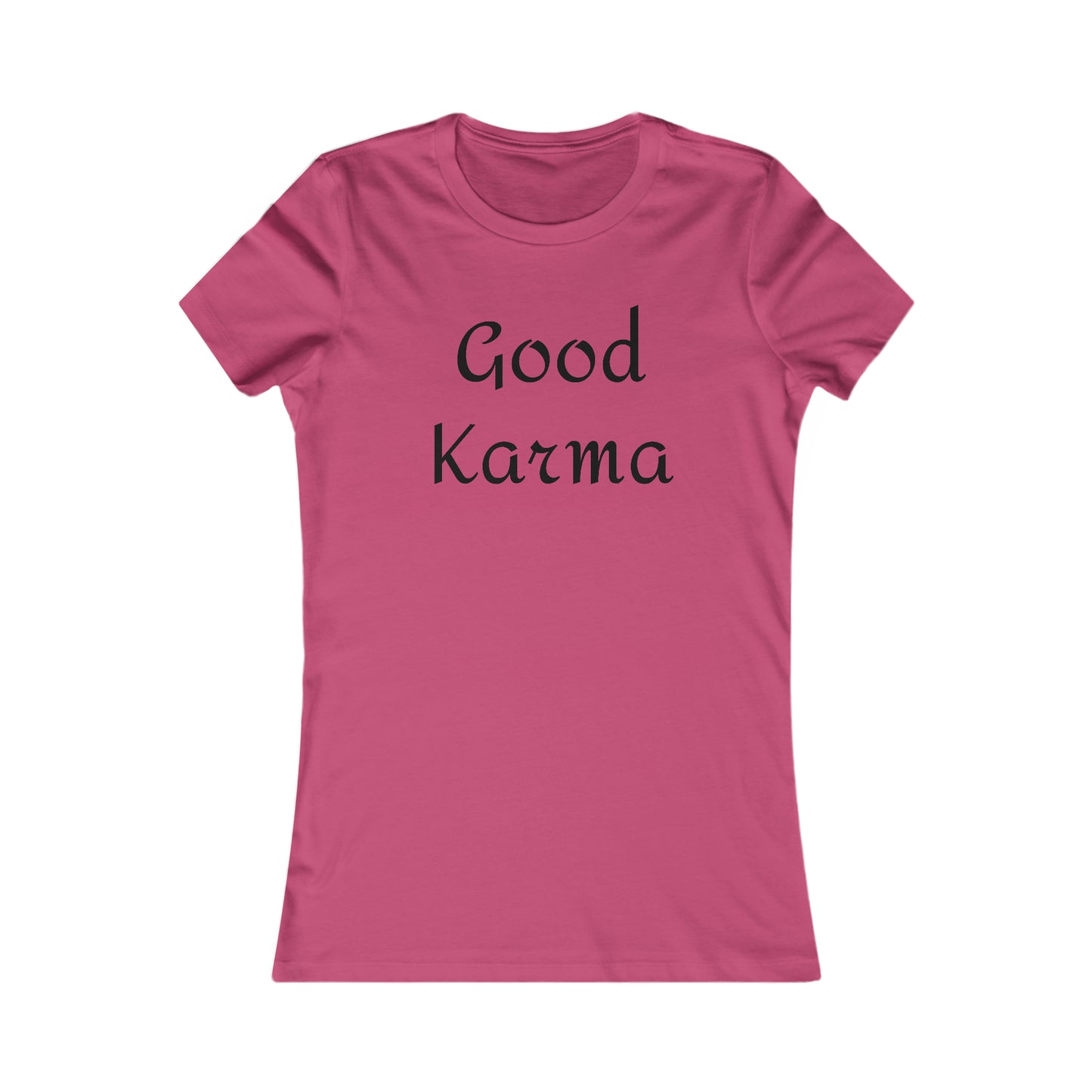 Good Karma Women's Fitted Tee