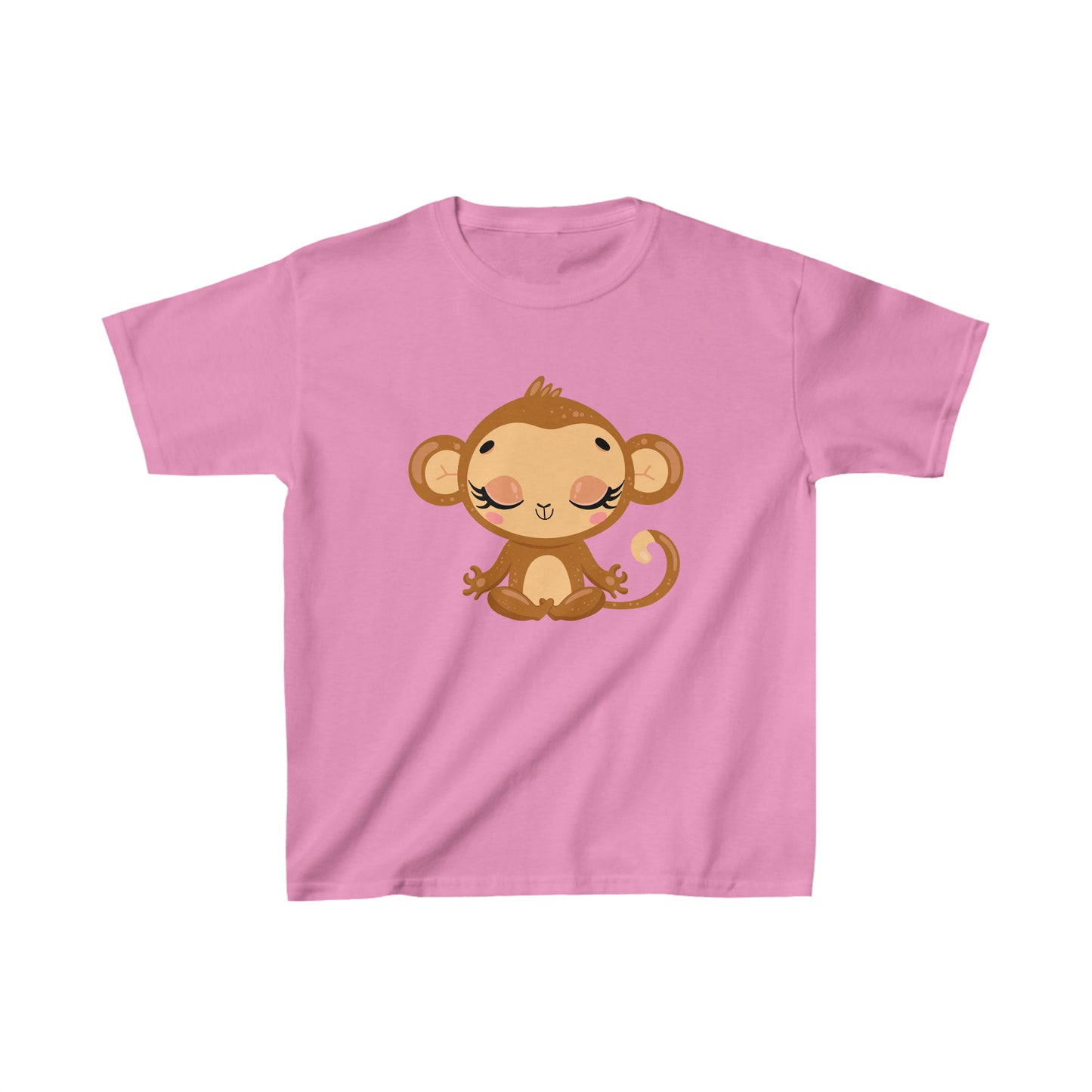 Baby Monkey Yoga Kids Heavy Cotton Tee