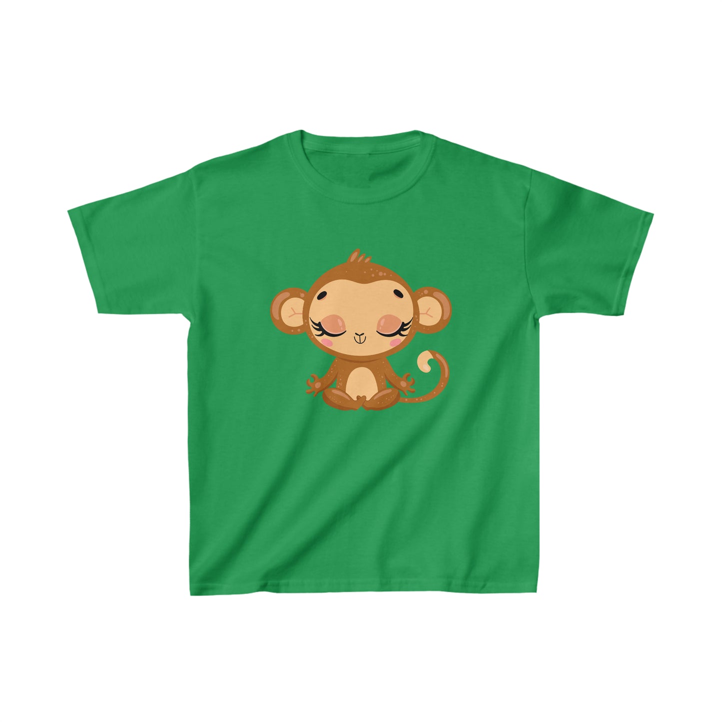 Baby Monkey Yoga Kids Heavy Cotton Tee