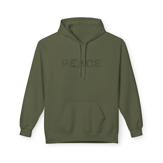 Peace/Om Unisex Midweight Softstyle Fleece Hoodie