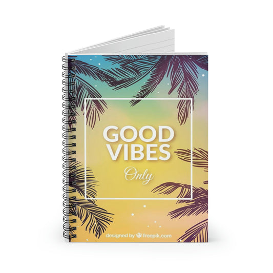 Spiral Notebook - Good Vibes Only