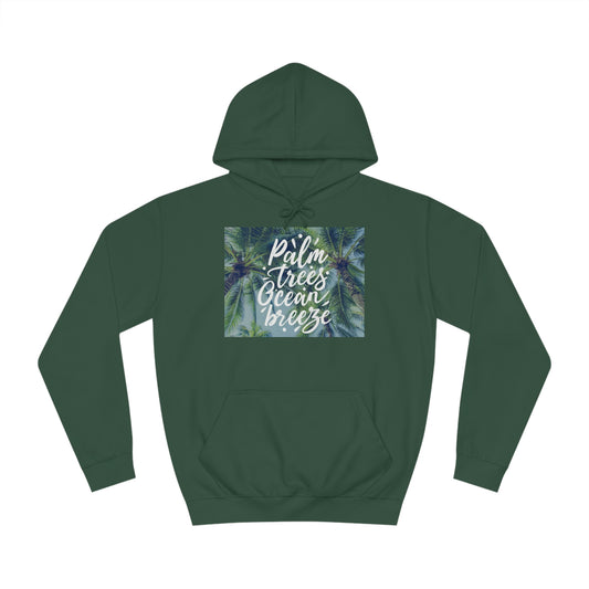 Palm Trees and Ocean Breeze Unisex Hoodie