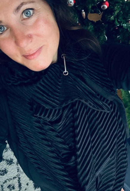 Velvet Triangle Scarf