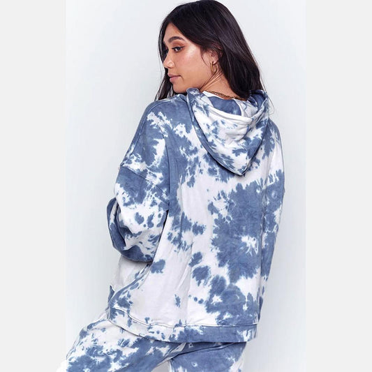 Tie Dyed Two Piece Silky Set