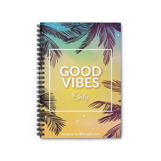 Spiral Notebook - Good Vibes Only