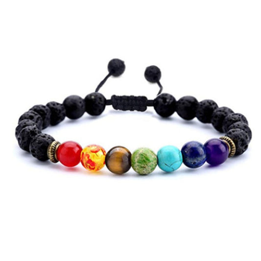 Chakra Bracelet with adjustable cord